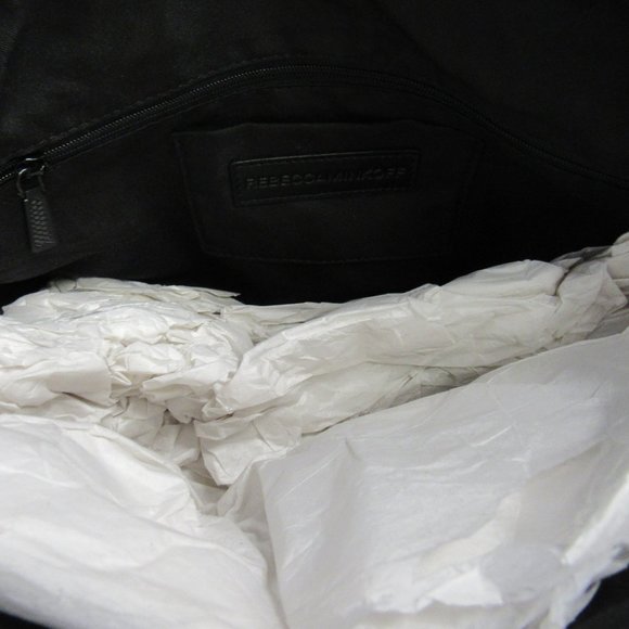 Rebecca Minkoff Moto Satchel Tote, Black NWT - Picture 7 of 8